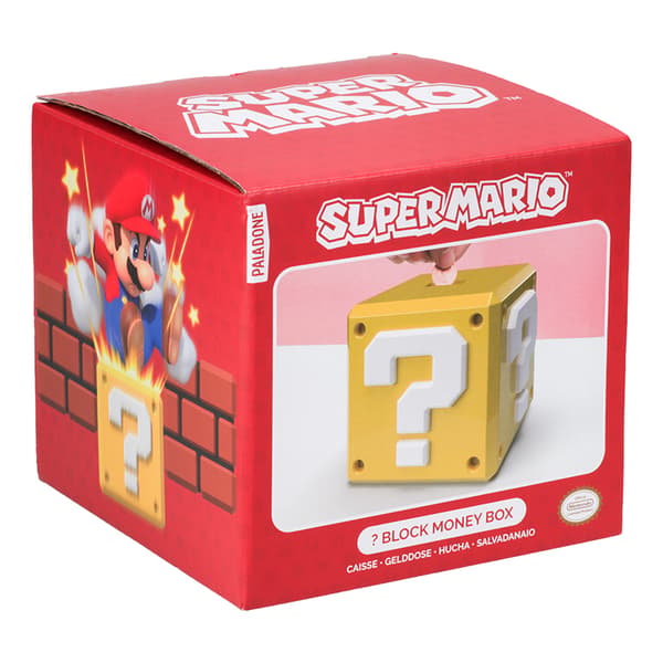 Paladone Super Mario frågetecken sparbössa
