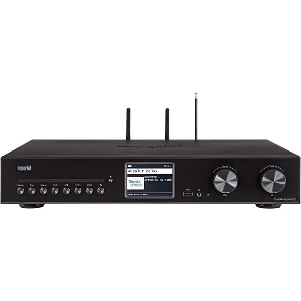 Imperial DABMAN i560 HiFi-system CD/DAB+/FM/Internet/Bluetooth, svart
