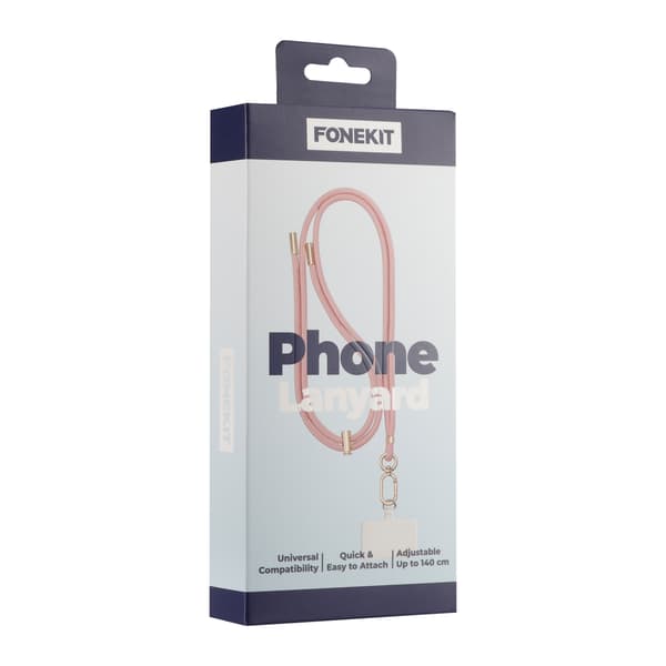 FoneKit halsband för telefon, rosa