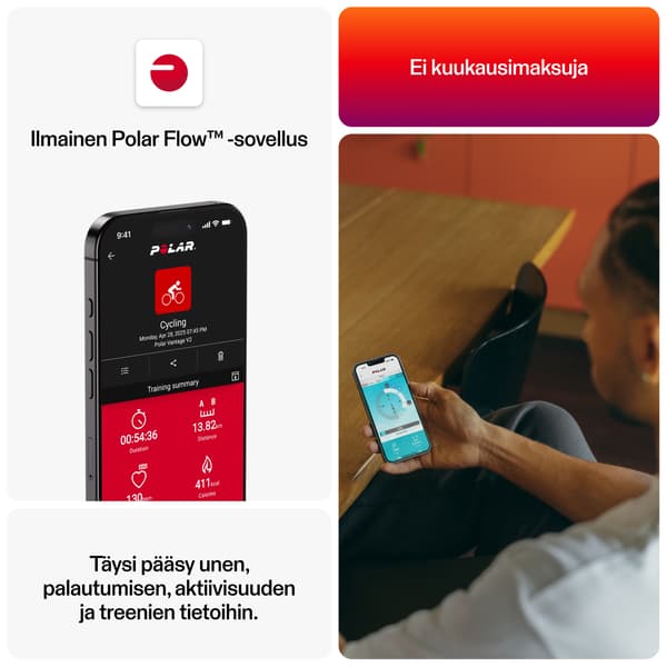 Polar Loop aktivitetsarmband, S-L, brun