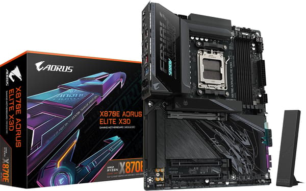 Gigabyte X870E AORUS ELITE X3D ATX-moderkort