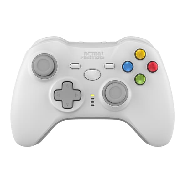 Retro Fighters RF Hunter 360 Wireless 2.4G trådlös kontroll, vit