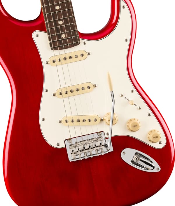 Fender Player II Stratocaster elgitarr, Transparent Cherry Burst