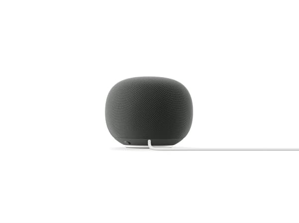 Google Home-högtalare, valnötsbrun