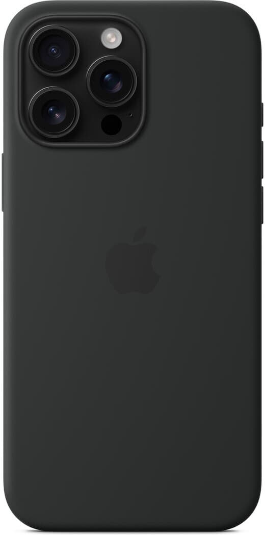 Apple iPhone 16 Pro Max silikonskal med MagSafe, svart