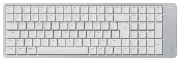 Lofree Flow 2 100 Kailh Void Silent Linear mekaniskt tangentbord, vit