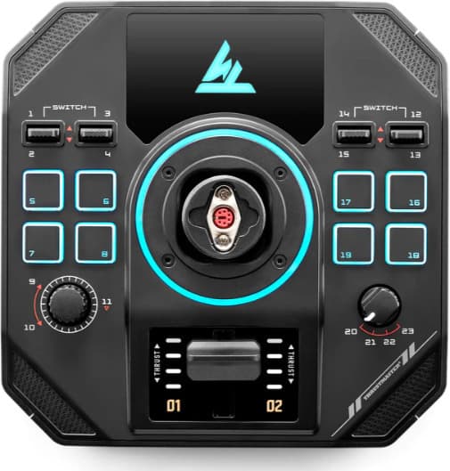 Thrustmaster Sol-R 4 Hotas Flighstick + Throttle spelkontroll