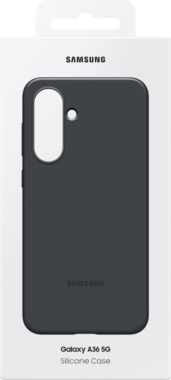 Samsung Galaxy A36 silikonfodral, svart