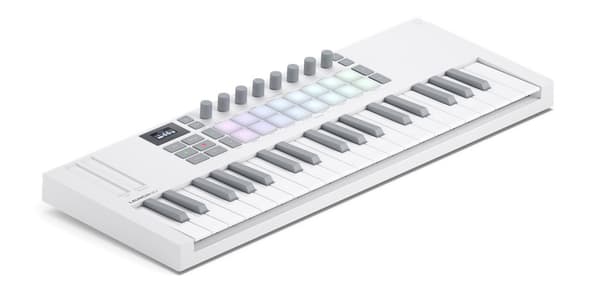 Novation Launchkey Mini 37 MIDI-kontroller, vit