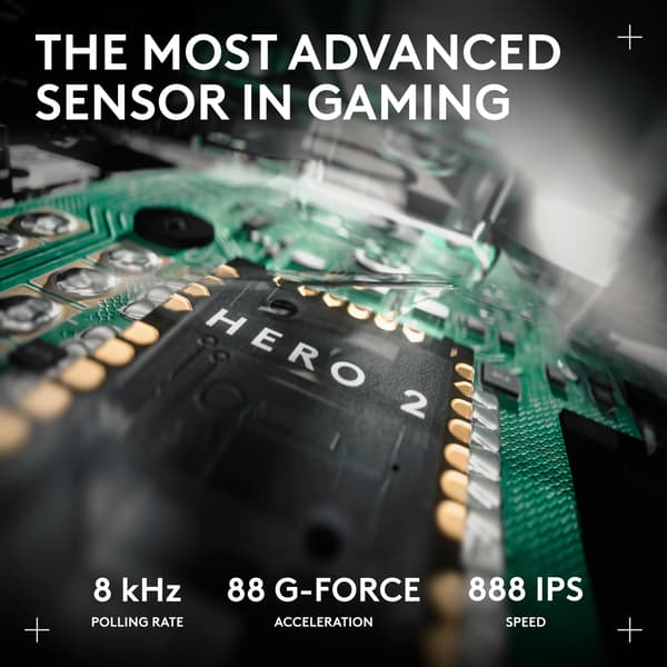 Logitech G PRO X2 Superstrike trådlös spelmus