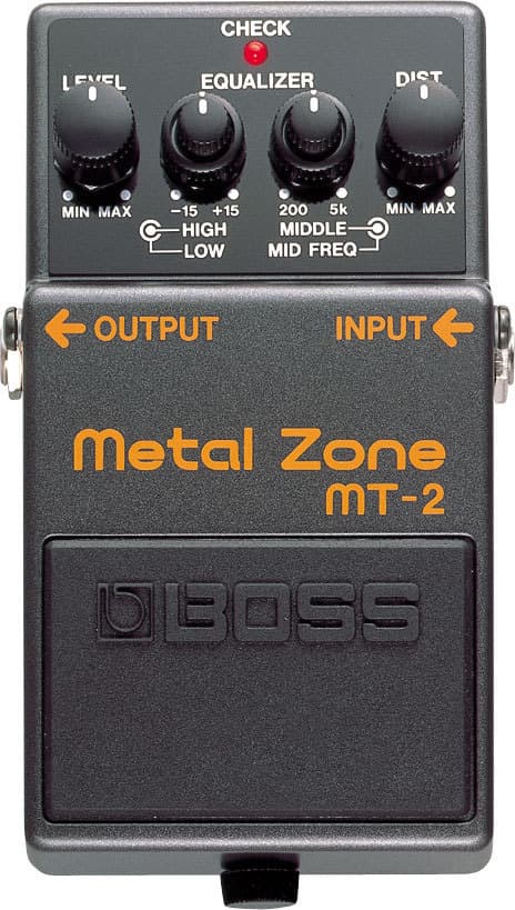 Boss MT-2 Metal Zone distpedal för gitarr