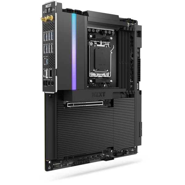 NZXT N9 X870E moderkort, svart