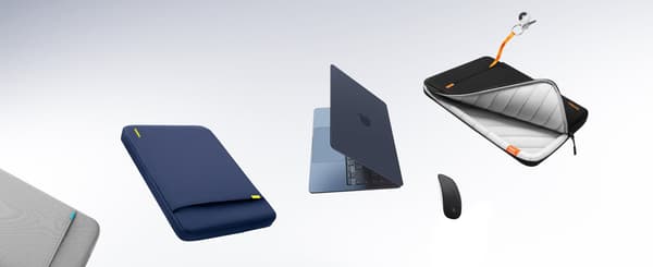 tomtoc Defender A13 Laptop skyddsfodral kit, 16", blå