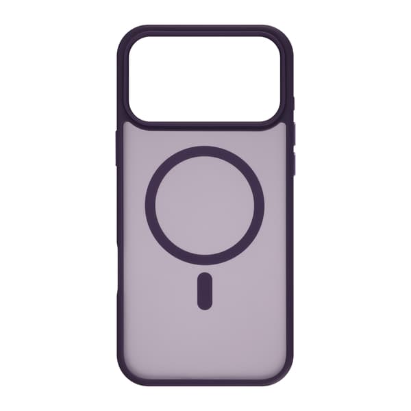 FoneKit MagSafe-kompatibelt Soft Touch skyddsfodral, iPhone 17 Pro Max, lila