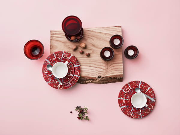 Iittala Taika -kaffe-/cappuccinokopp, 0,2 l, röd