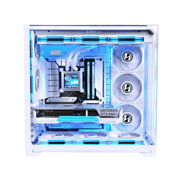 Lian Li O11 Vision Compact ATX-chassi, vit