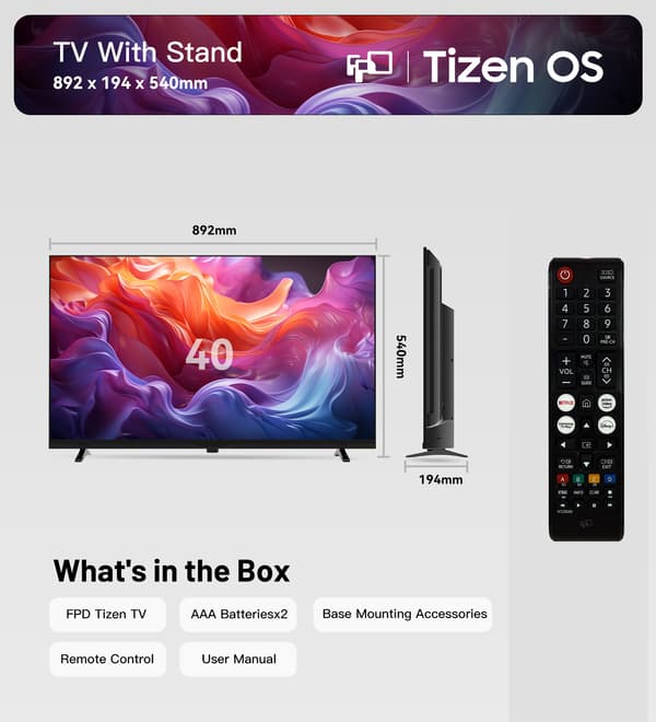 FPD 40" D720 – Full HD LED TV