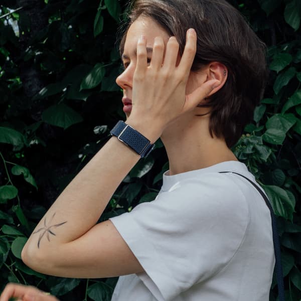 Polar Loop armband, S-L, blå