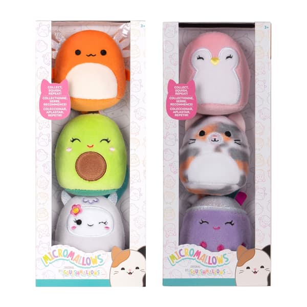 Squishmallows Micromallows S3 gosedjur, 3 st