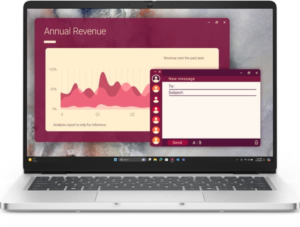 Dell Pro 14 bärbar dator, Windows 11 Pro (86GMX)