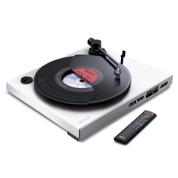 Mixx Analog Plus 2-i-1 vinyl- och CD-spelare, vit