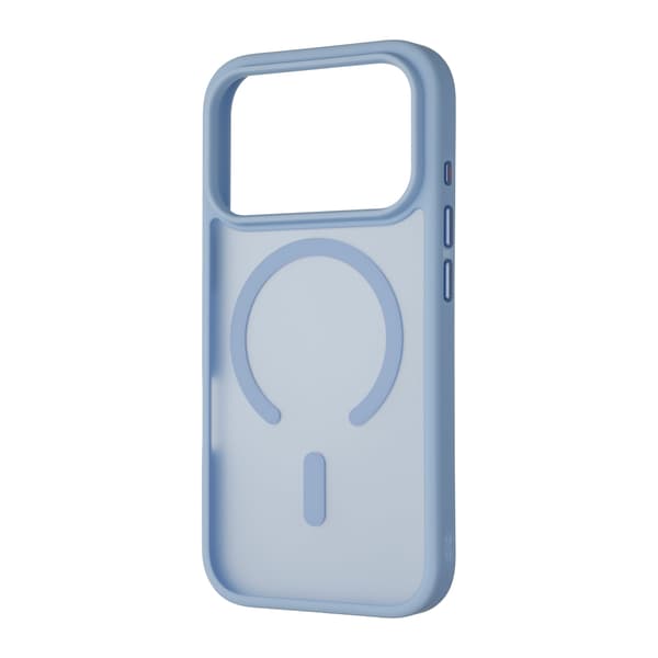 FoneKit MagSafe Soft Touch skyddsfodral, iPhone 18 Pro / 17 Pro, glaciär