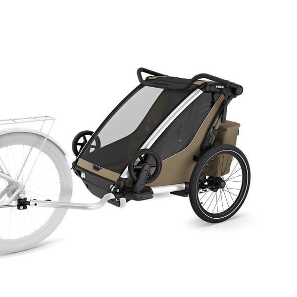 Thule Chariot Cross 2 Double cykelvagn, Khaki