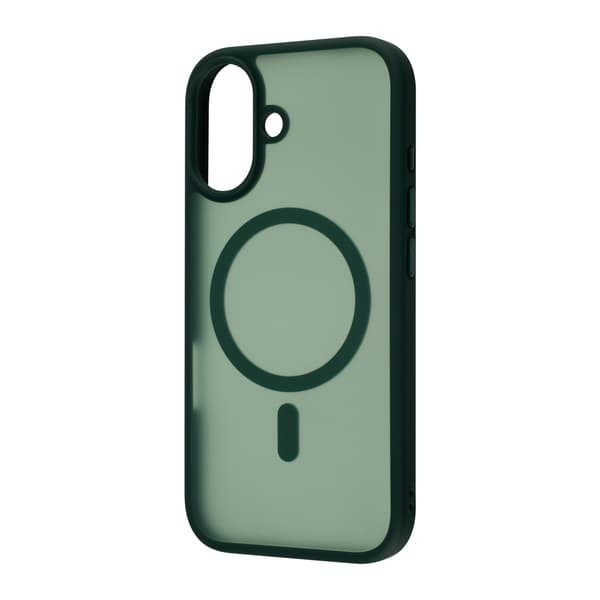 FoneKit MagSafe-kompatibelt mjukt skyddsfodral, iPhone 17, mörkgrön
