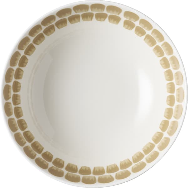 Arabia Tuokio djup tallrik, 18 cm, beige