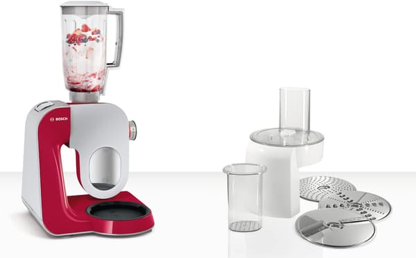 Bosch MUM58720 köksmaskin, 3,9 l, röd