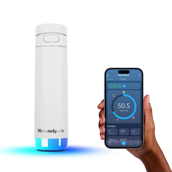 HidrateSpark PRO 2 smartvattenflaska, 0,62 l, vit