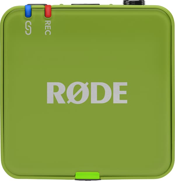 Rode Wireless GO 3 trådlöst mikrofonsystem, grön