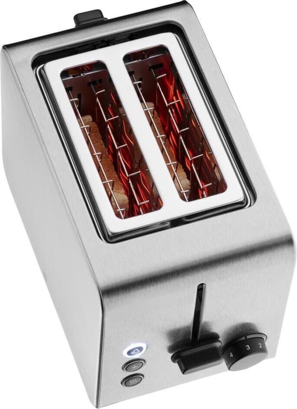 WMF Stelio Edition brödrost för 2 skivor, rostfritt stål