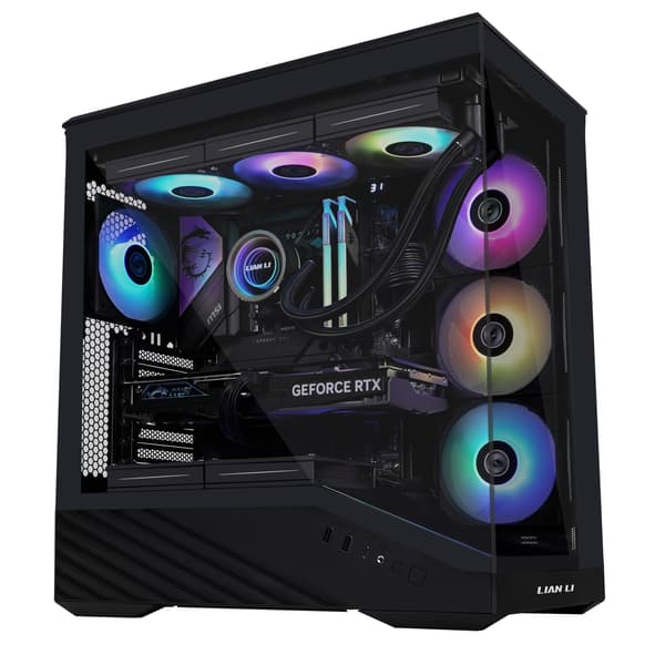 Lian Li Vector V100 ATX-chassi, svart