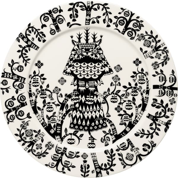 Iittala Taika tallrik, svart, 27 cm