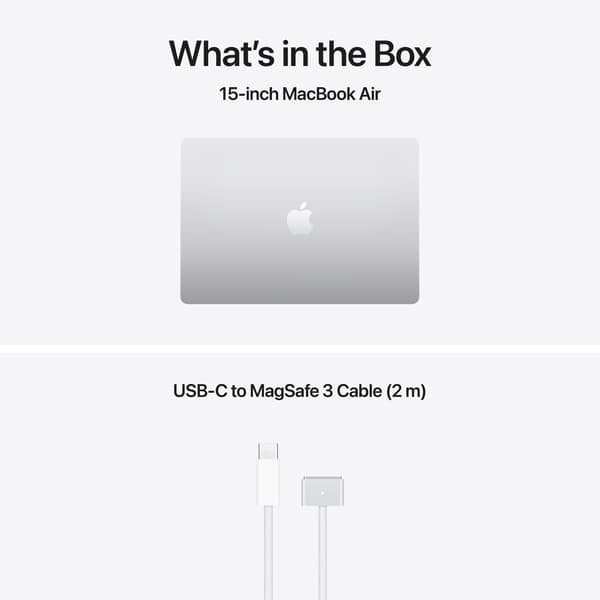 Apple MacBook Air 15" M5 24 GB, 512 GB bärbar dator, silver