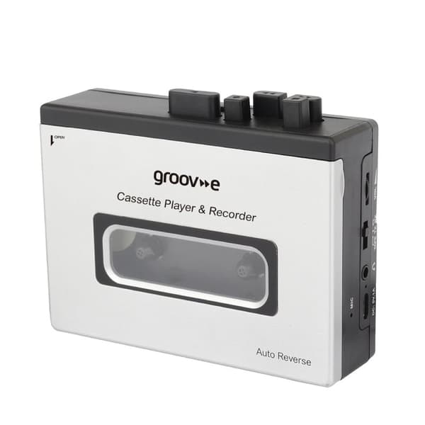 Groov-e PS530SR bärbar kassettbandspelare med Bluetooth