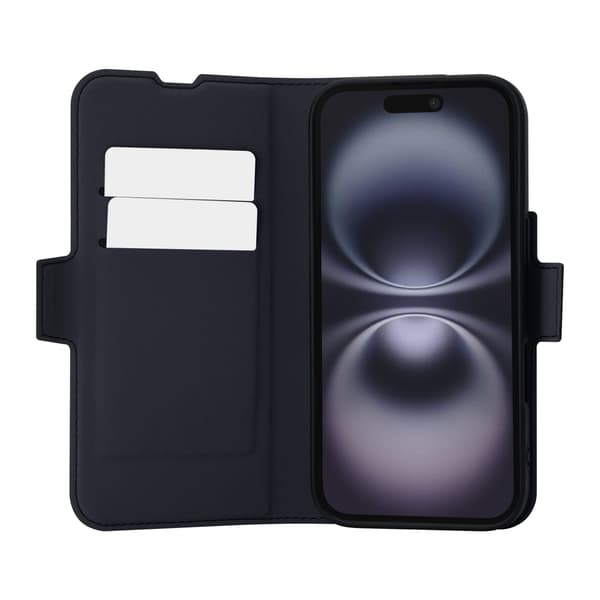 FoneKit MagSafe-kompatibelt BookCase skyddsfodral, iPhone 17, svart