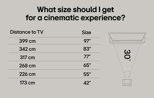 LG 55" OLED evo G5 – 4K TV med stativ
