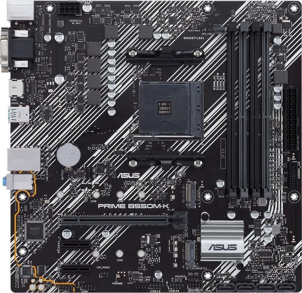 Asus Prime B550M-K AM4 microATX-moderkort