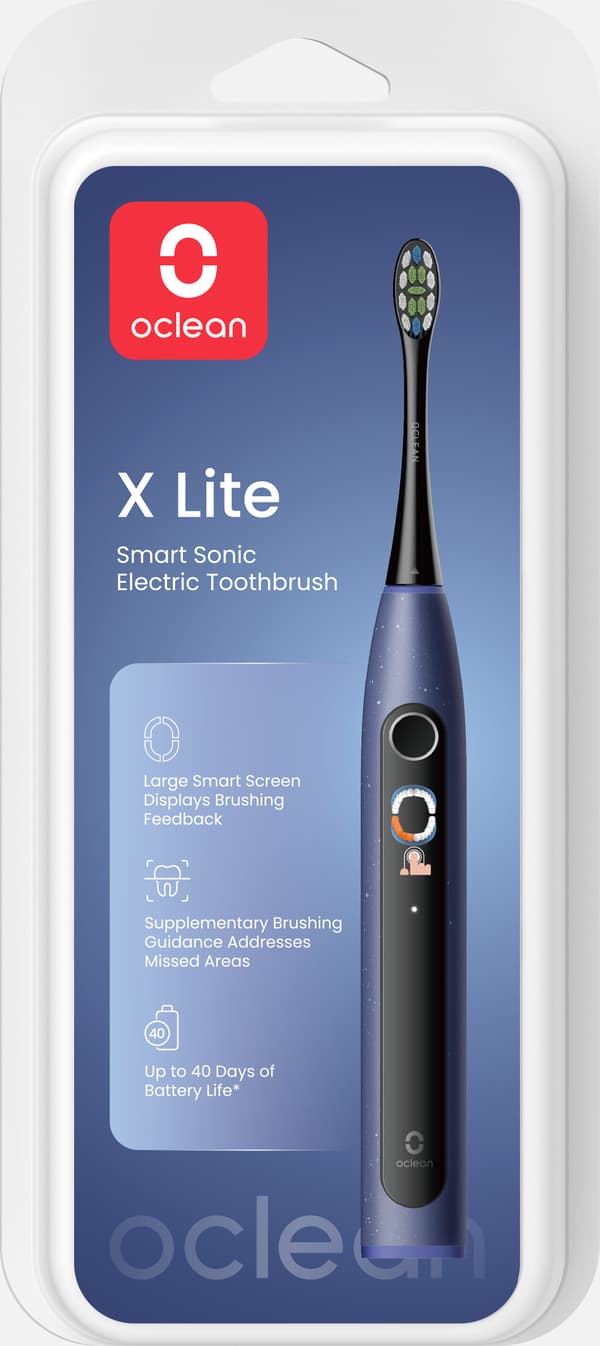 Oclean X Lite Smart Sonic tandborste, blå
