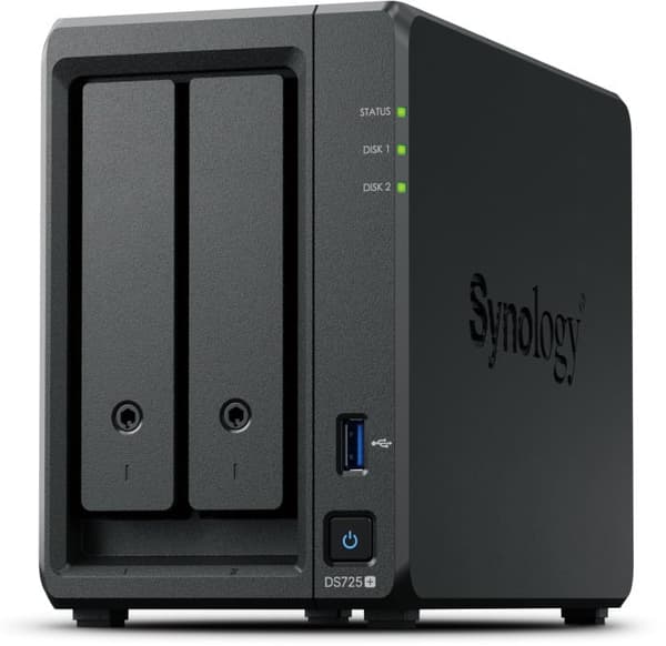 Synology DS725+ nätverkslagringsserver