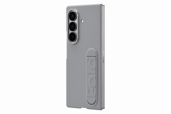 Samsung Z Fold7 Silikonfodral skyddsfodral, grå