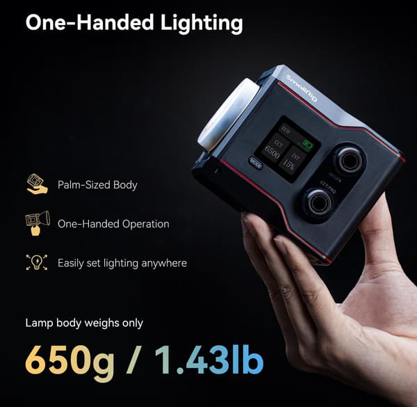 SmallRig 4376 LED COB RC 60B - videolampa
