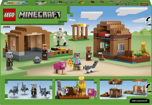 LEGO Minecraft 21596 - Angreppet på främlingbyn