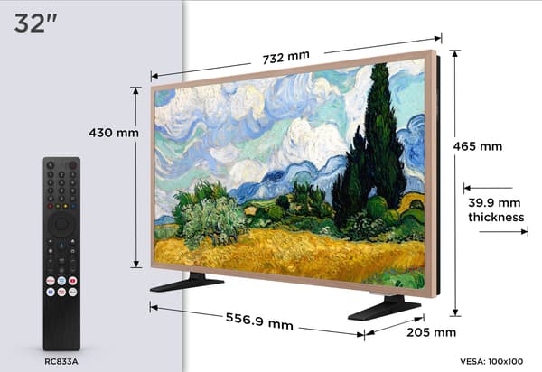 TCL 32" A400 Pro – Full HD QLED Android TV