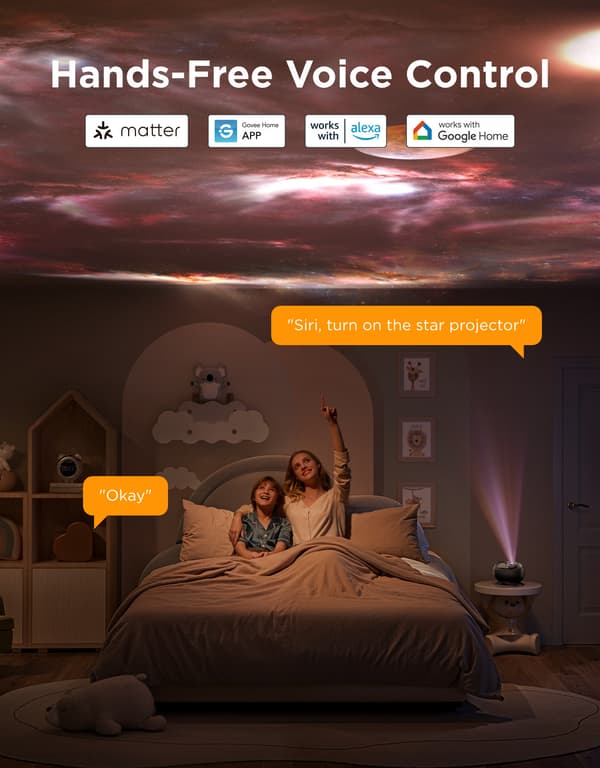 Govee Galaxy Light Projector 2 Pro stämningsbelysning