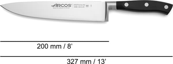 Arcos Riviera kockkniv 20cm