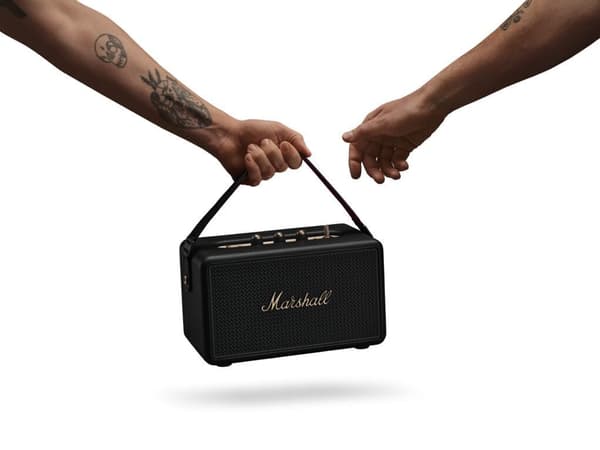 Marshall Kilburn III Bluetooth-högtalare, svart/mässing