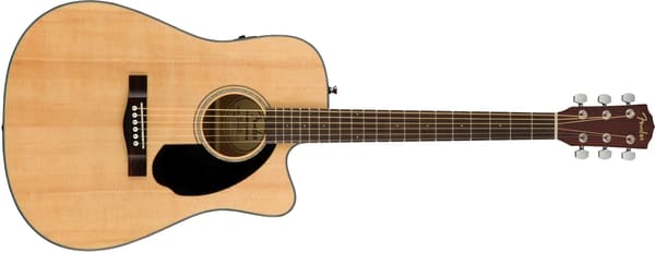 Fender CD-60SCE -elektroakustisk gitarr, Natural